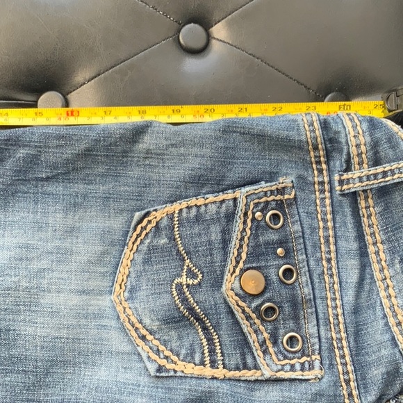 Almost Famous Jean Capris Sz11 - Picture 6 of 7